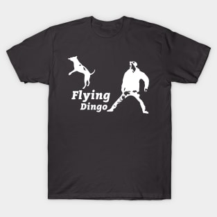 Flying Dingo Dog training WHT T-Shirt